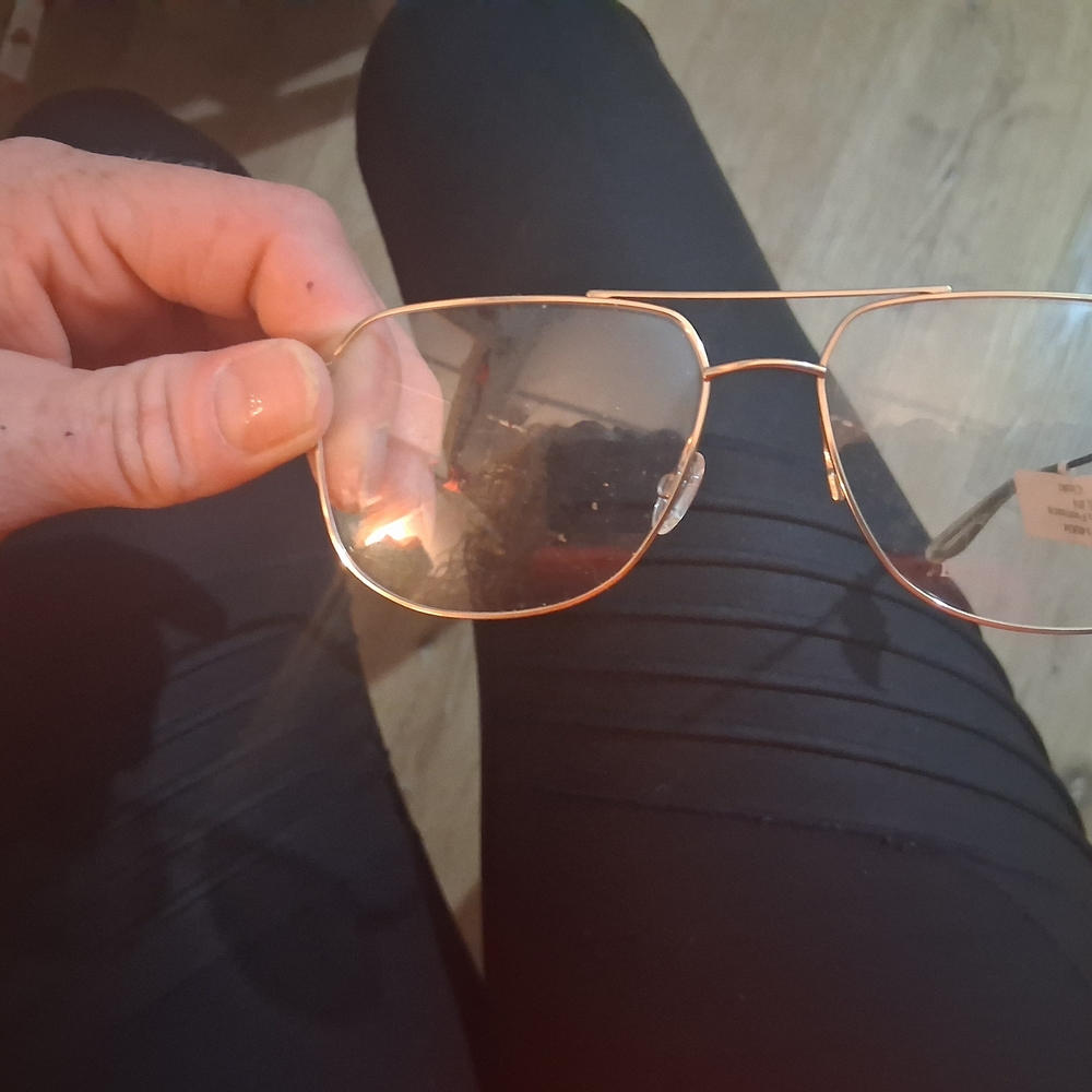 Barton Perreira Gold Frame Aviator Glasses